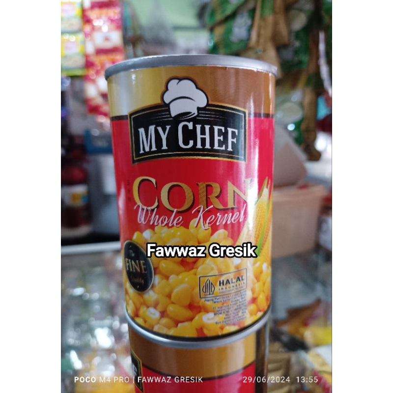 

Jagung Kaleng My Chef / Whole Kernel Corn 420gr