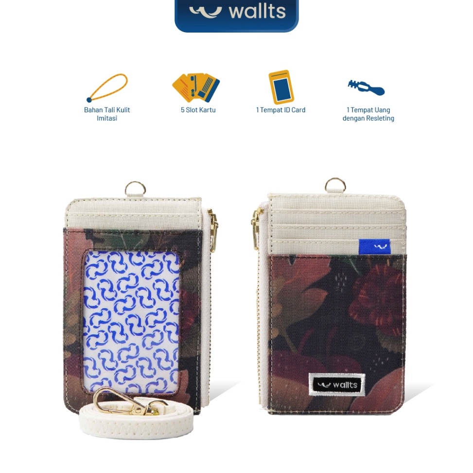

KODE Y7L5 Wallts Kara Lanyard Card Name Tag Id Card