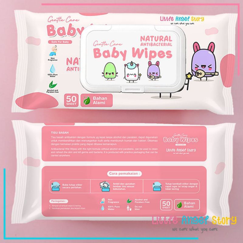 Tisu Basah Bayi Newborn Tissue Basah Bayi Baby Wipes Non Alkohol