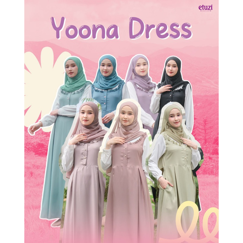 YOONA DRESS BY ETUZI - GAMIS YONA KEKINIAN KOREAN STYLE ETUZI TERBARU TERMURAH HARGA PROMO - GAMIS R
