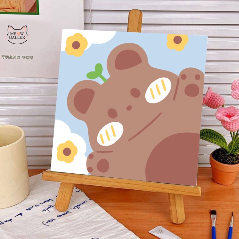 

KODE P1S4 Paint by Numbers KIT Animal Cute Series