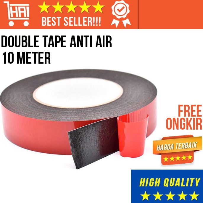 

KODE L3J8 DOBELTIP WATERPROOF 1METER 3M DOUBEL TIPE KAYU BESI PLASTIK LENGKET DOUBLE TAPE DOBEL TIP PEREKAT