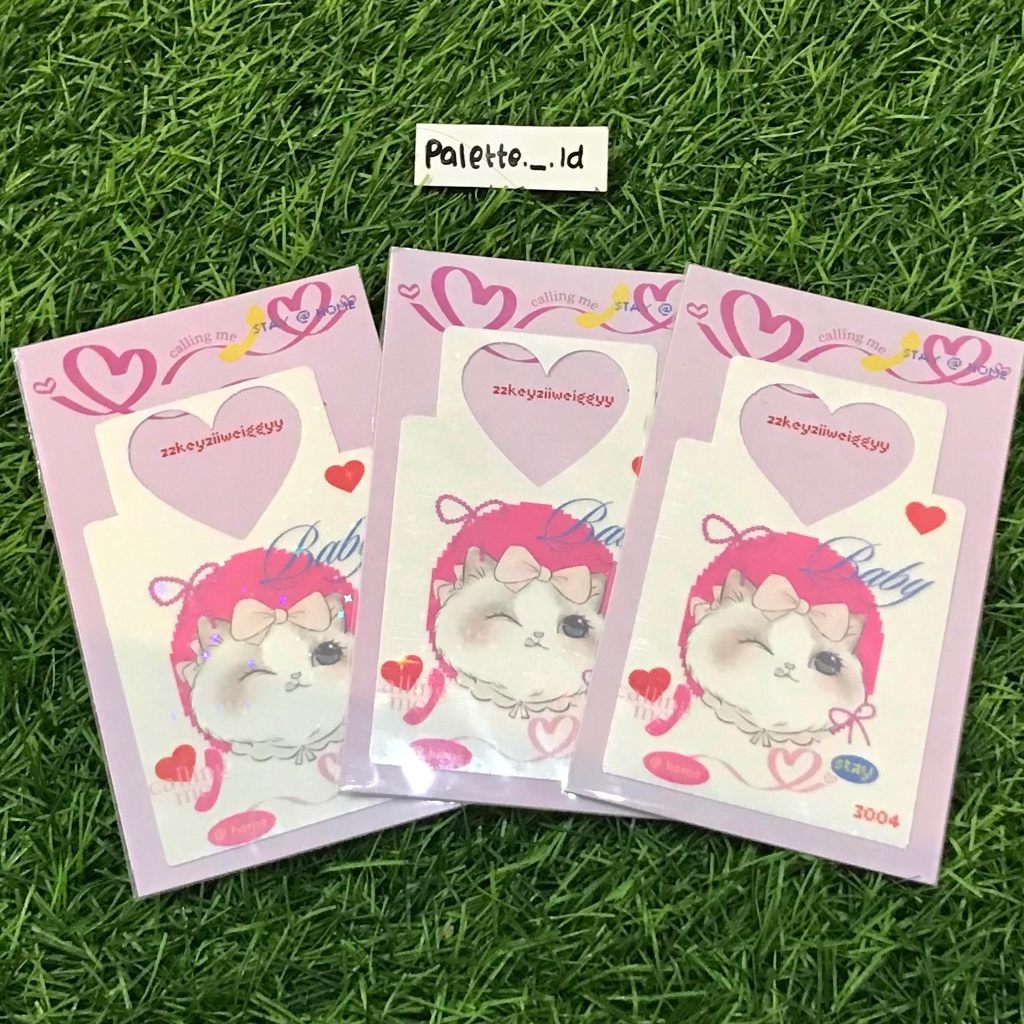 

Baby Calling me sticker holo lucu