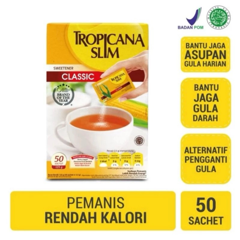 

Tropicana Slim Classic 50 Sachet