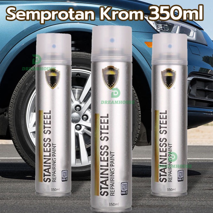 

KODE M5M2 35 ML Cat Semprot Chrome Warna Chrome Krom Cat Logam Otomotif Baja Tahan Karat