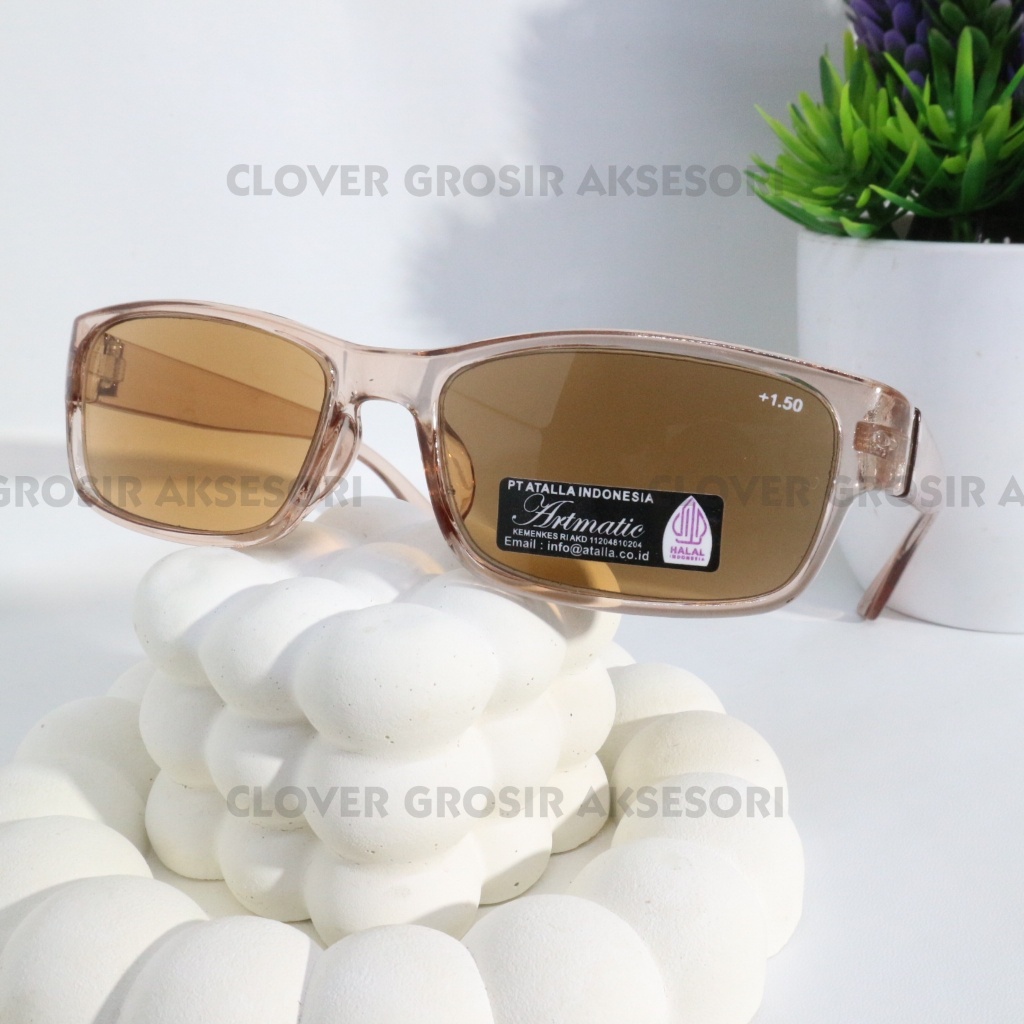 COD KACAMATA BACA LENSA KOTAK MODEL TERBARU PRIA WANITA DEWASA TYPE ATM 3014 BR