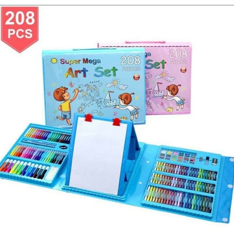 

TSSJ Crayon Art Set 208Pcs | Pensil Warna Warni Krayon Anak Perlengkapan Menggambar Anak Set MURAH