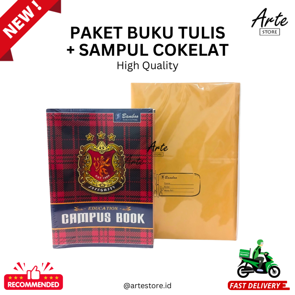 

Paket Buku Tulis dan Sampul Nama