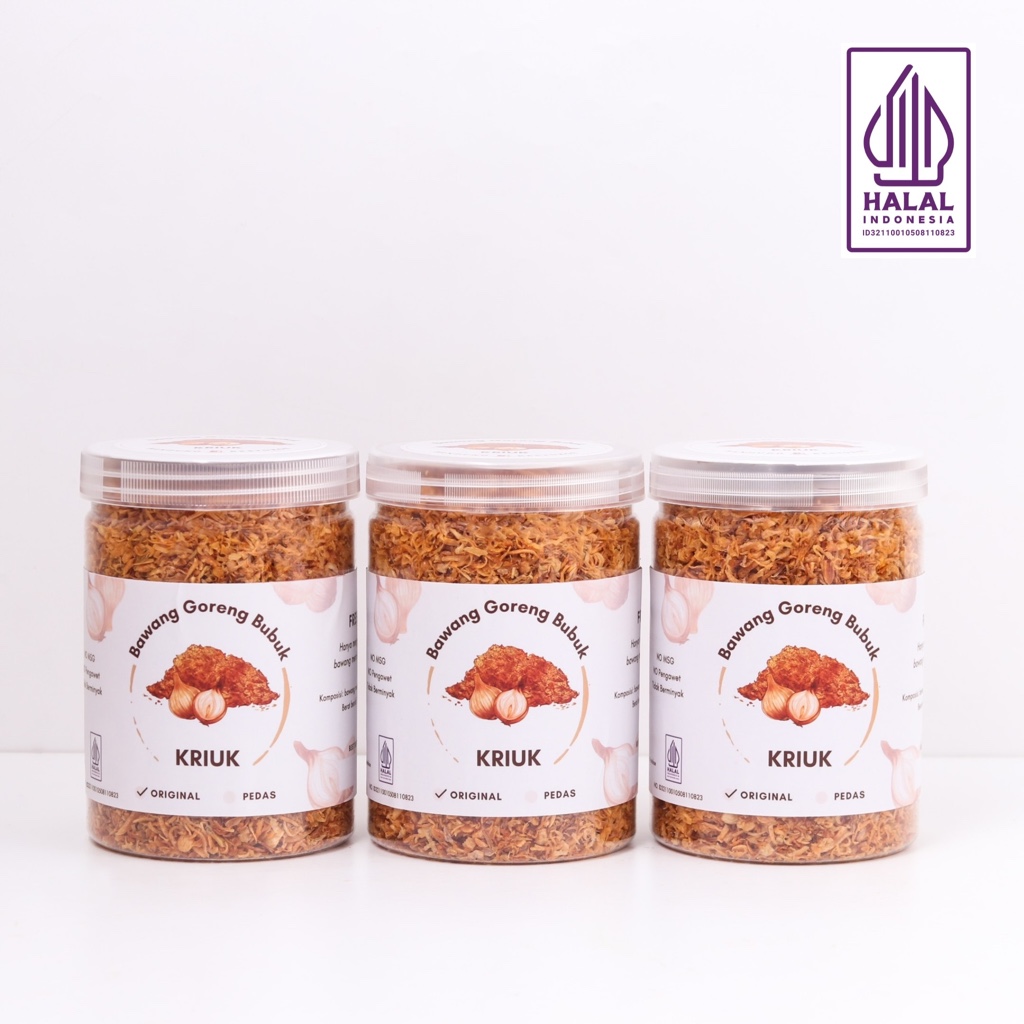 

Bawang Goreng Bubuk Halus 200 Gr Tanpa MSG