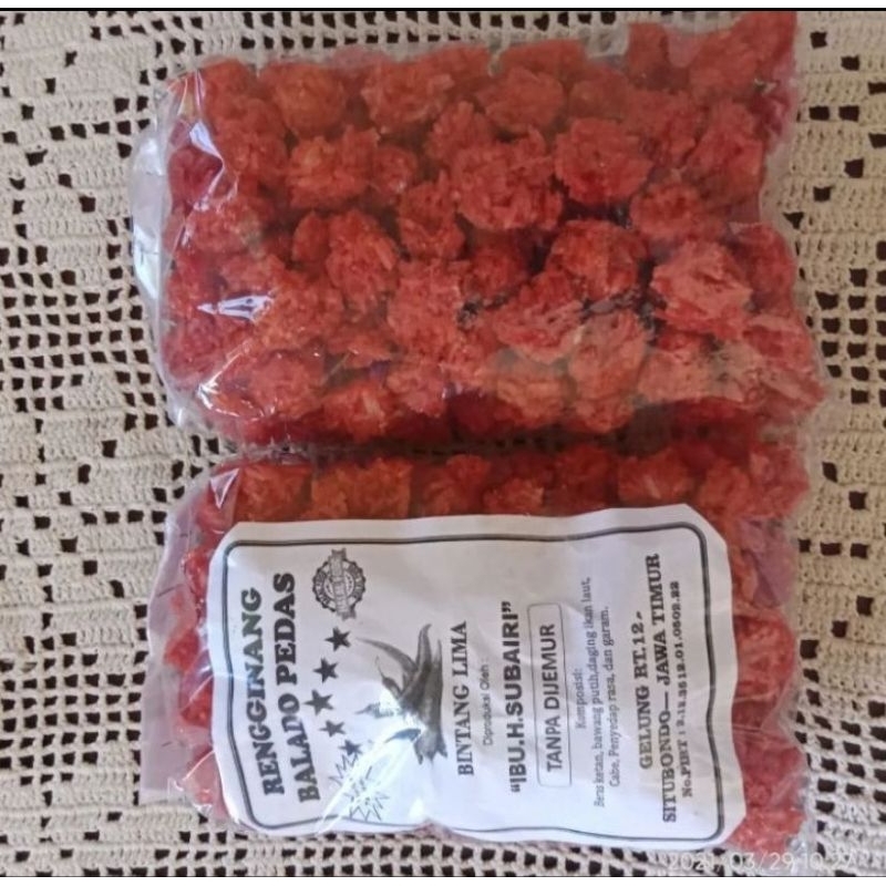 

Rengginang Merah L Rasa Balado