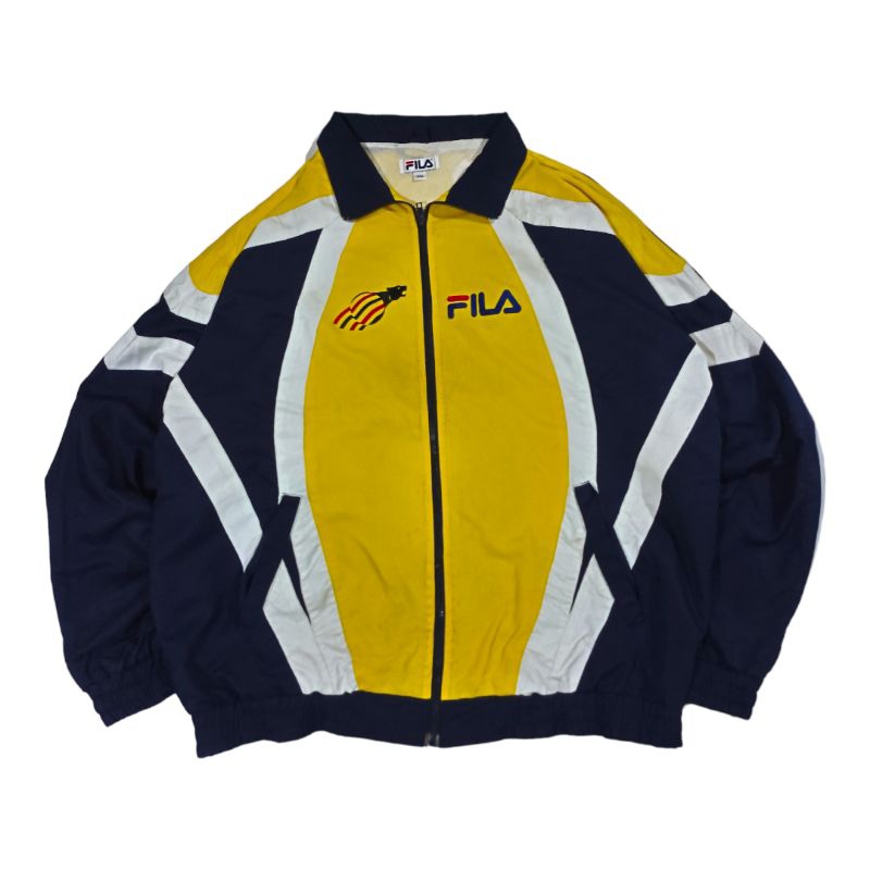 Jaket Winbreaker Vintage Colorblock Fila