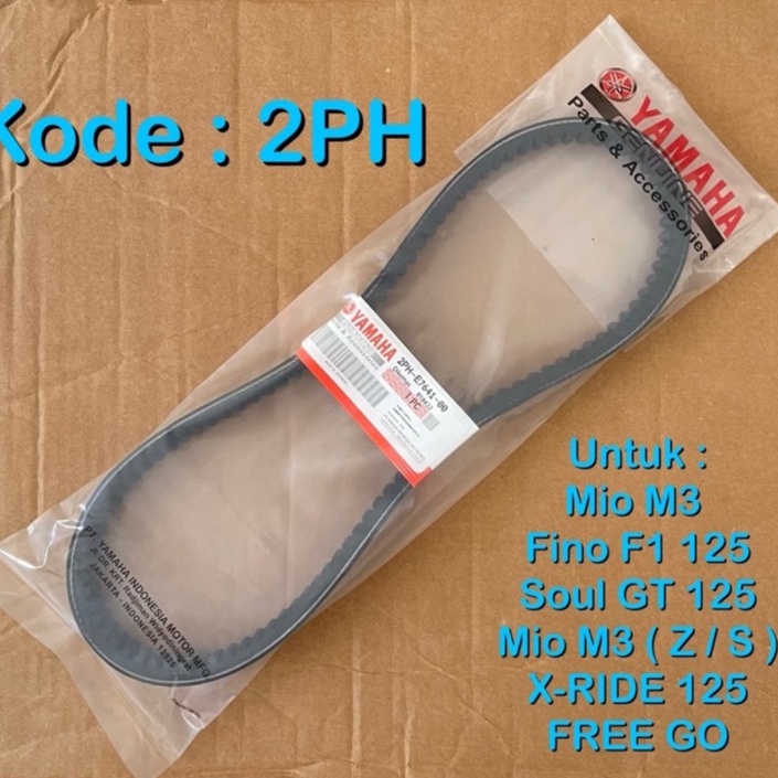 Terlaris VanBelt V Belt Mio M3 125  SOUL GT 125  XRIDE 125  FINO 125 Fi  FREEGO  kode 2PH V Belt Mio
