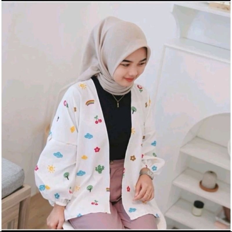 Outer Kiyowo/Outer Wanita Kiyowo/Outer Cuakepp Ready Stok/Outer Cardi Kiyowo