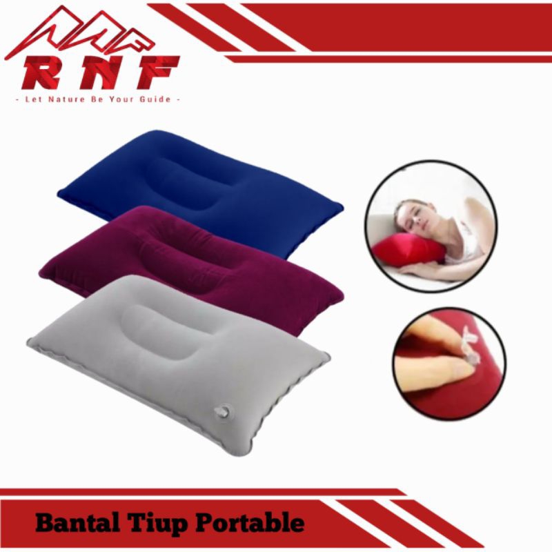 Bantal Tiup | Bantal Tiup Traveling | Bantal Camping | Bantal Angin