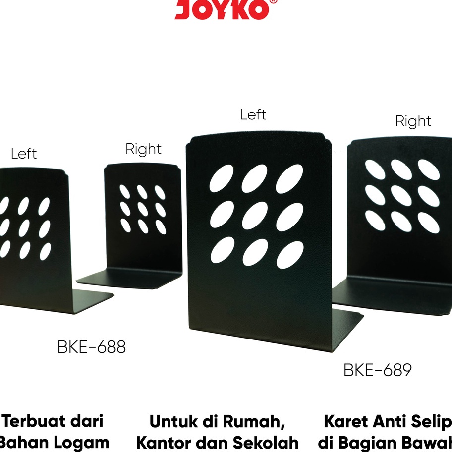 

KI3 Sandaran Penahan Pembatas Buku Book End Joyko BKE