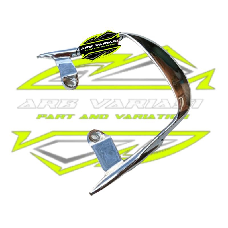 Behel Satria Lumba Begel Satria Lumba RGV Varian Warna Silver Chrome