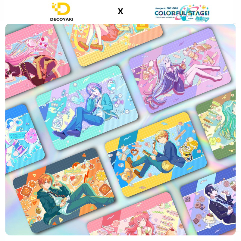 Photocard Hologram Project Sekai Birthday Card Version 2, Photocard Project Sekai Birthday Card