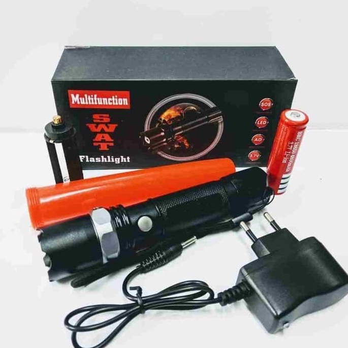 Murah Untung  senter police swat cone lalin senter led super terang  senter swat  senter police  lam