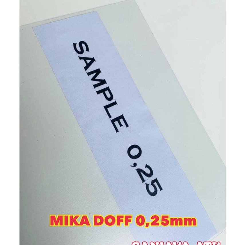 

HJ6 mika doff 25mm A4 DAN F4 isi 2 lembar