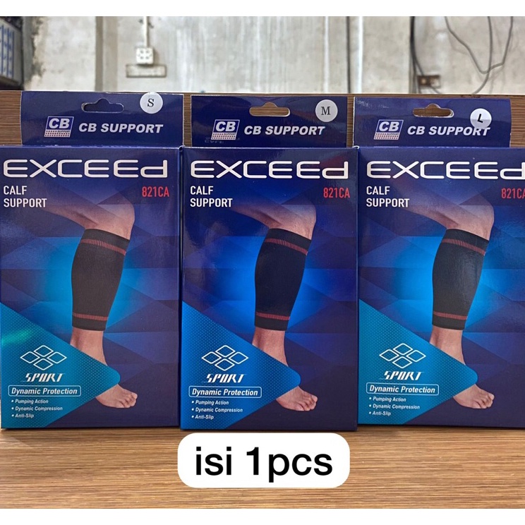 Paling Puas  Exceed Calf Support 821CA  Deker Pelindung Betis Kaki