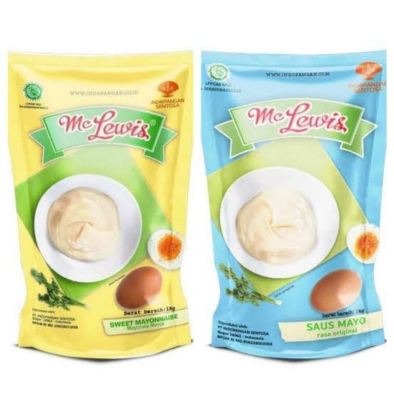 

Mc Lewis Mayonnaise Sweet Original Kemasan 1 kg