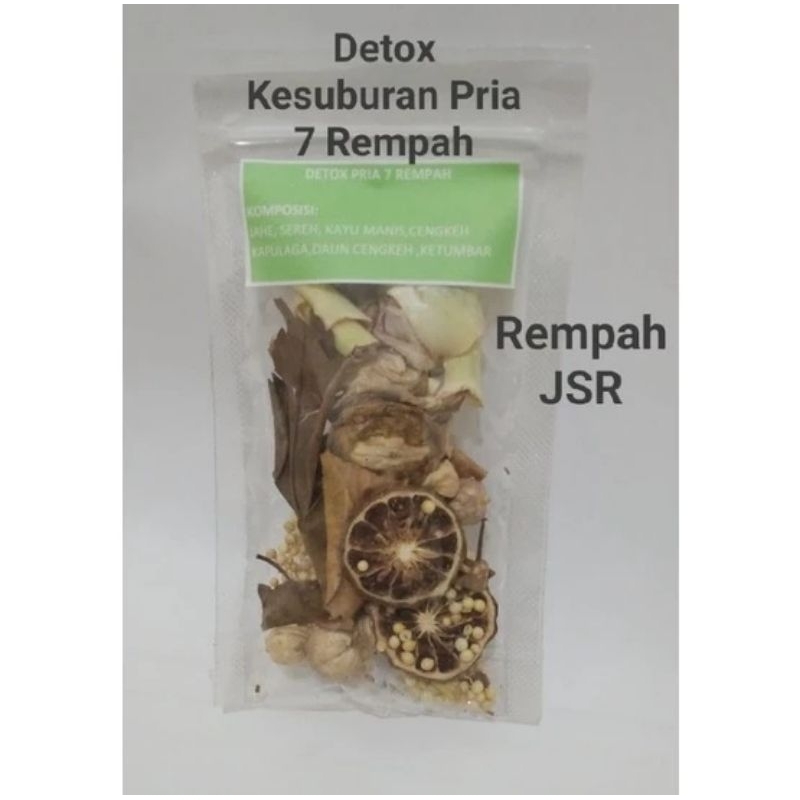 DETOX JSR KESUBURAN PRIA 7 REMPAH/MENGENTALKAN SPERMA-MENGATASI OLIGOSPERMA, OZOOSPERMIA