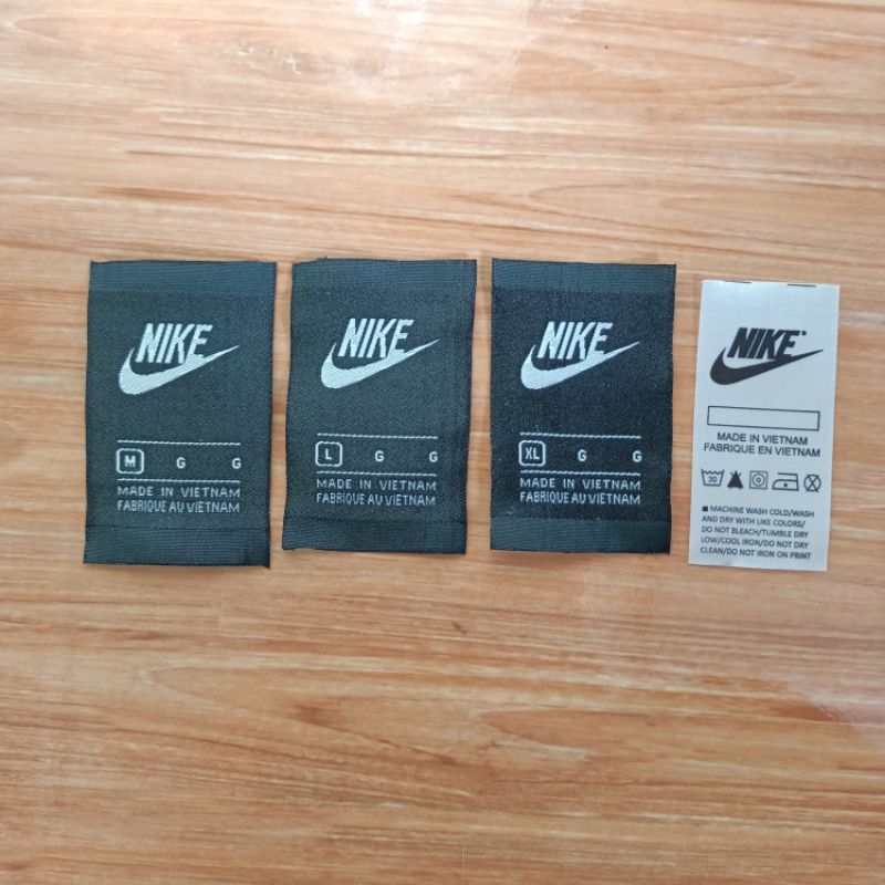 

tag label Nikee centong full set