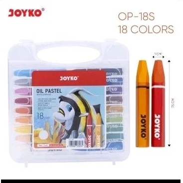 

Crayon 18 Warna Joyko Oil Pastel / Krayon Minyak Oil Pastel 18 Warna Joyko