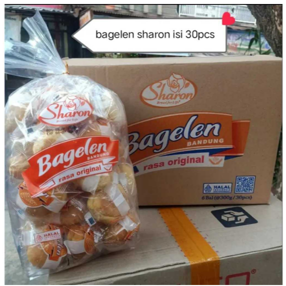 

Sharon Bagelen Enak isi 30 pcs per pack