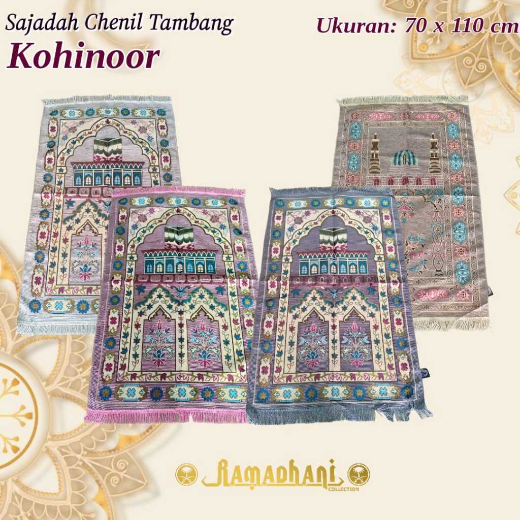 Sajadah Chenile Tambang Kohinoor