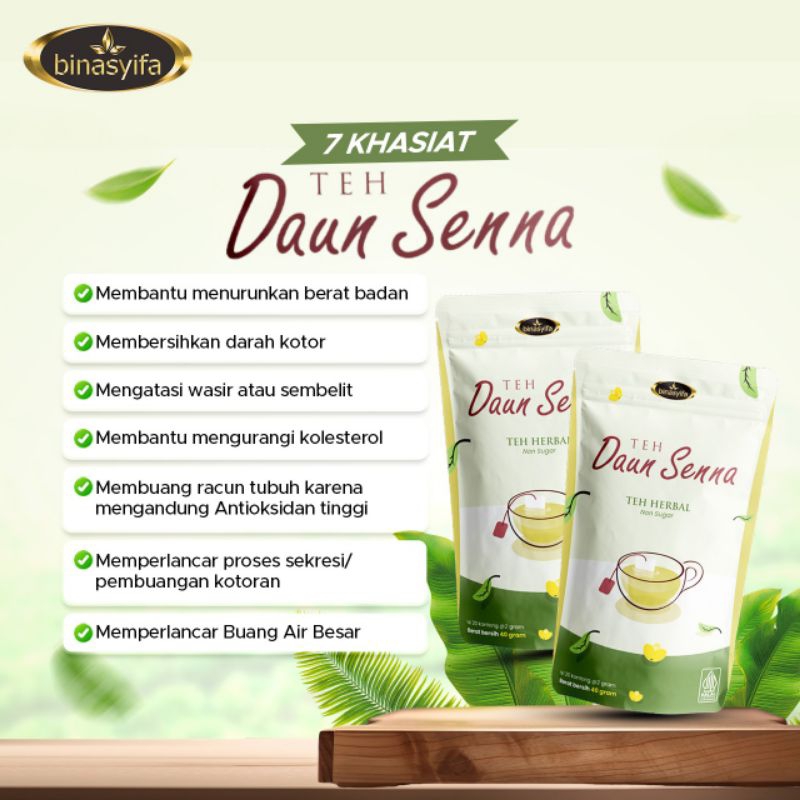 

TEH DAUN SENNA Teh Herbal Untuk Membantu Memelihara Kesehatan