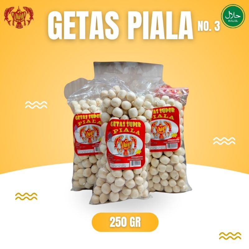 

Getas Super ikan tenggiri khas Bangka cap Piala No. 3, 250gr