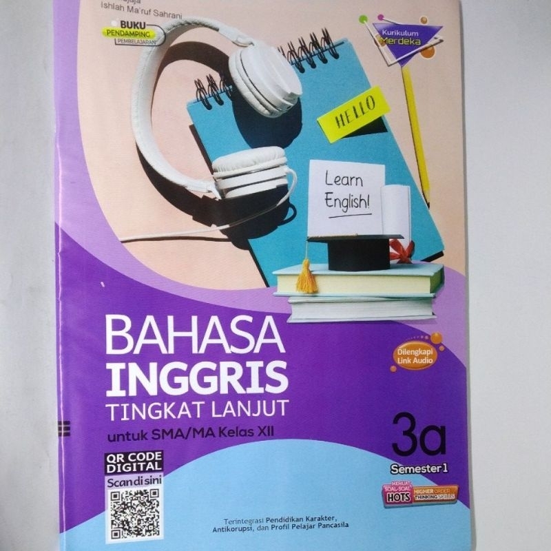 LKS SMA MA BAHASA INGGRIS TINGKAT LANJUT KELAS 12 SEMESTER 1 KURIKULUM MERDEKA