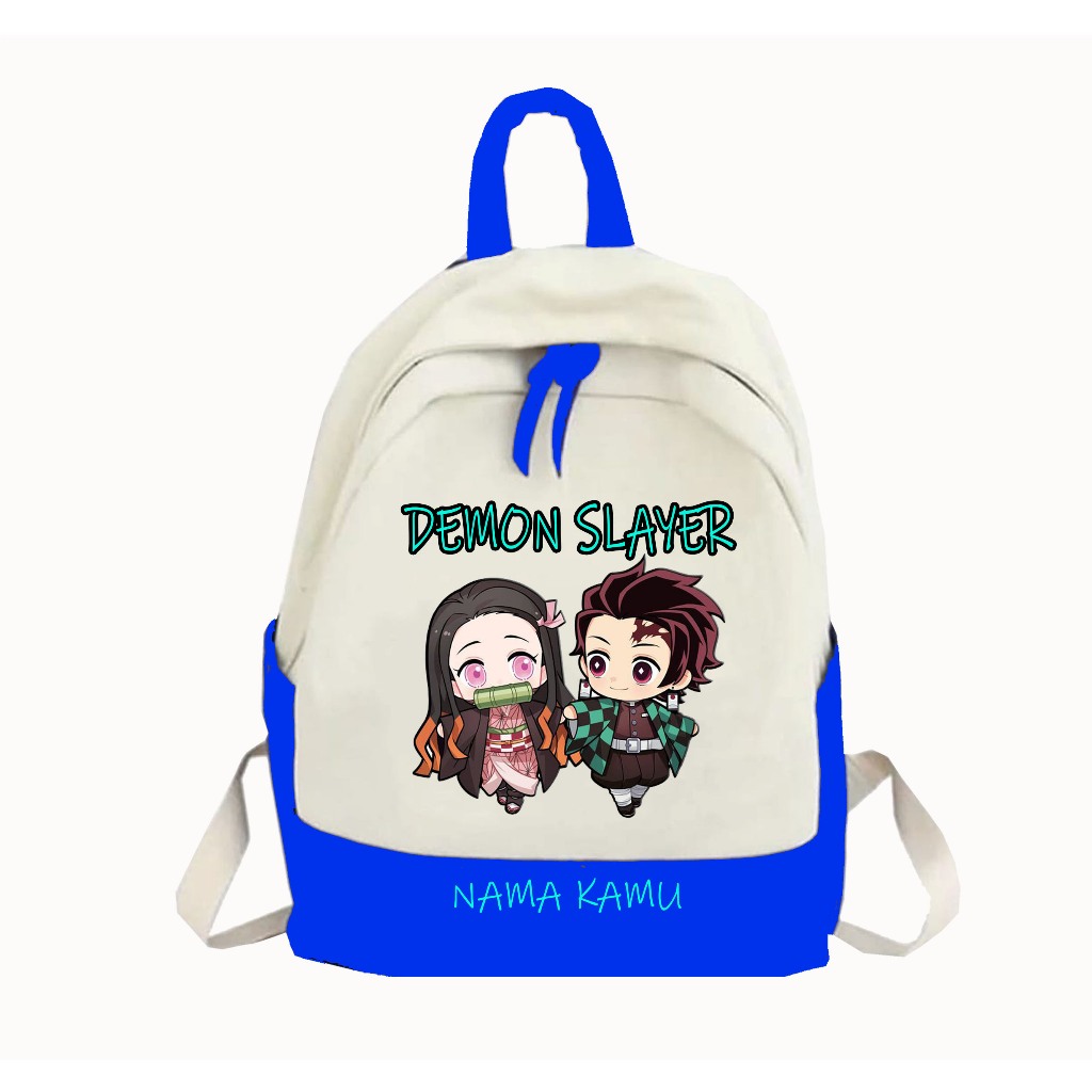 TAS ANAK SEKOLAH SD/TK MOTIF GAMBAR  DEMON SLAYER