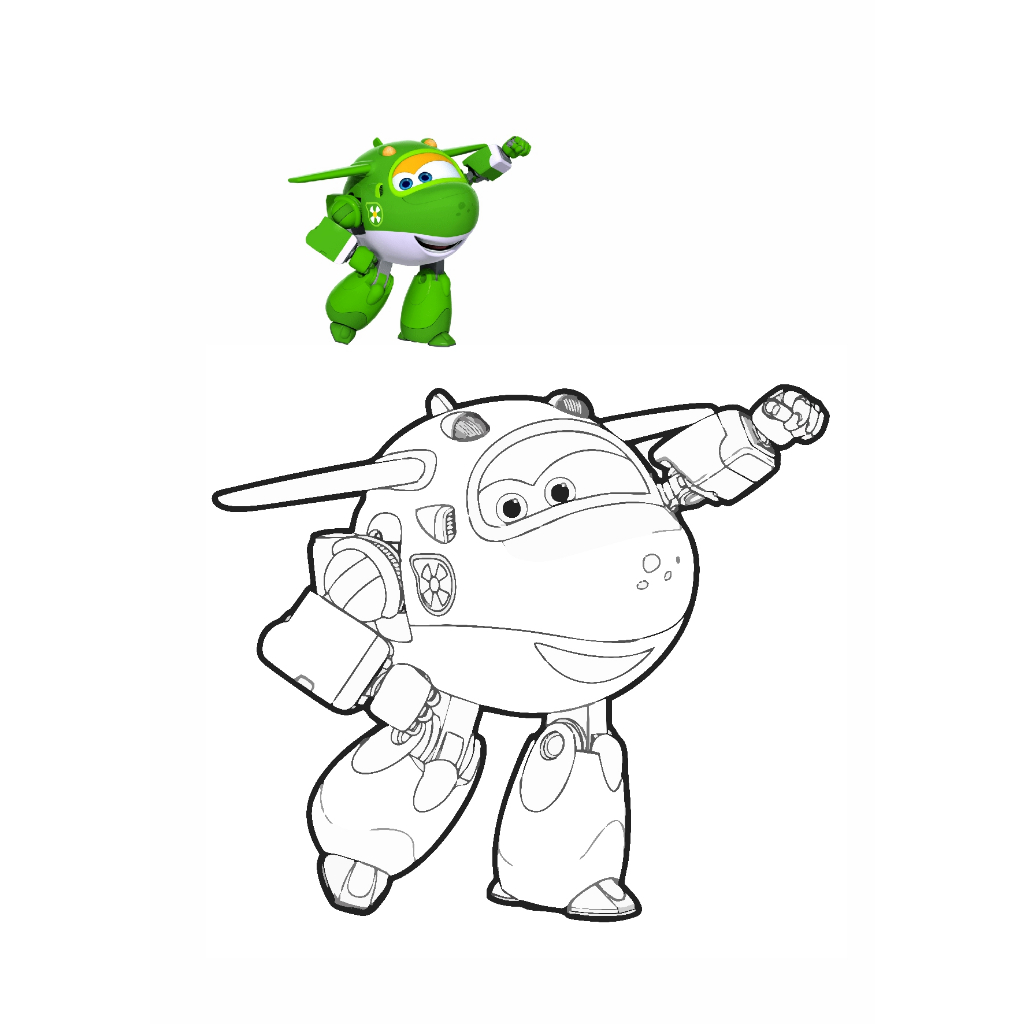 

[Whispers] Buku Kecil Mewarnai - Note Mewarnai Super Wings