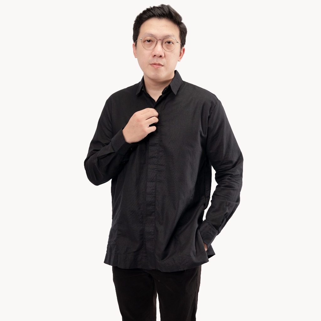 Kemeja oversize  basic pria/kemeja oversize  pria warna