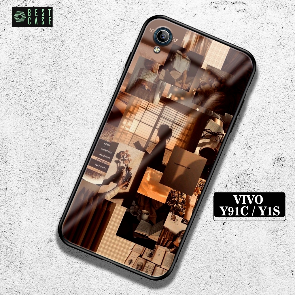 Case VIVO Y91C / 1820 - Casing Hp Y91C / 1820 - Motif ( AESTHETIC ) - Silikon Hp  Y91C / 1820 - Soft