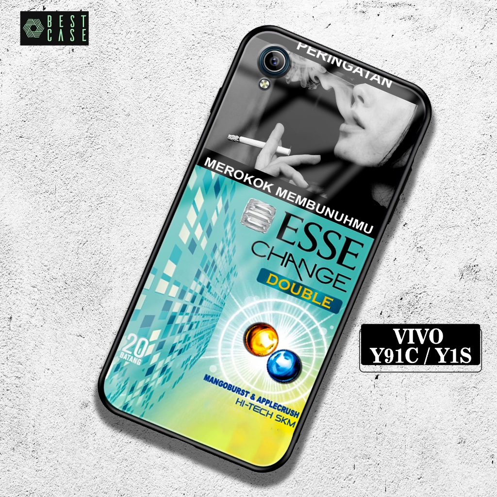 Case VIVO Y91C / 1820 - Casing Hp Y91C / 1820 - Motif ( ESSE ) - Silikon Hp  Y91C / 1820 - Softcase 