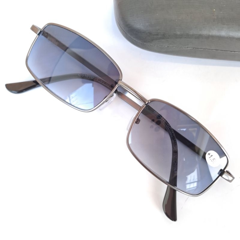 Kacamata Baca Plus 1.00 s/d Plus 3.00 Lensa Teduh Pria Wanita Gratis Box