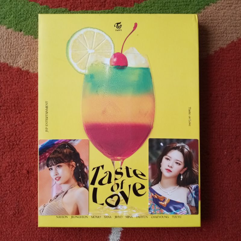 [READY STOCK] TWICE Monograph Taste of Love PC (Mina, Sana, Nayeon, Momo, Dahyun, Jihyo, Chaeyeong, 