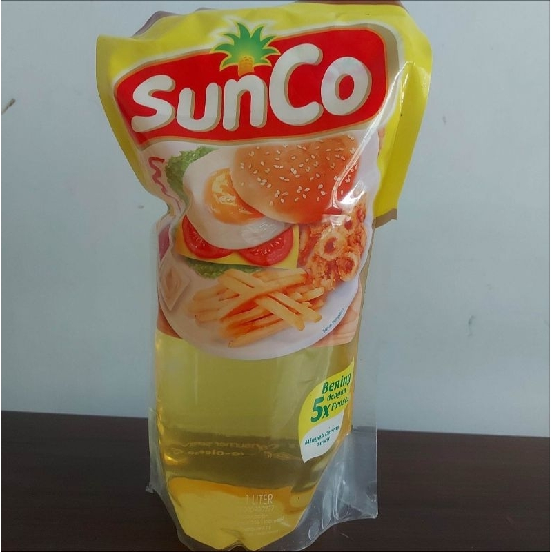 

SunCo Minyak Goreng Kelapa Sawit Bening Premium Refill 1000ml 1liter