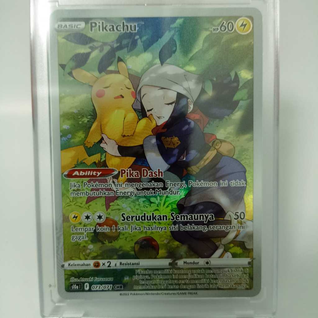 TCG Pokemon Pikachu Chr s10a Indonesia