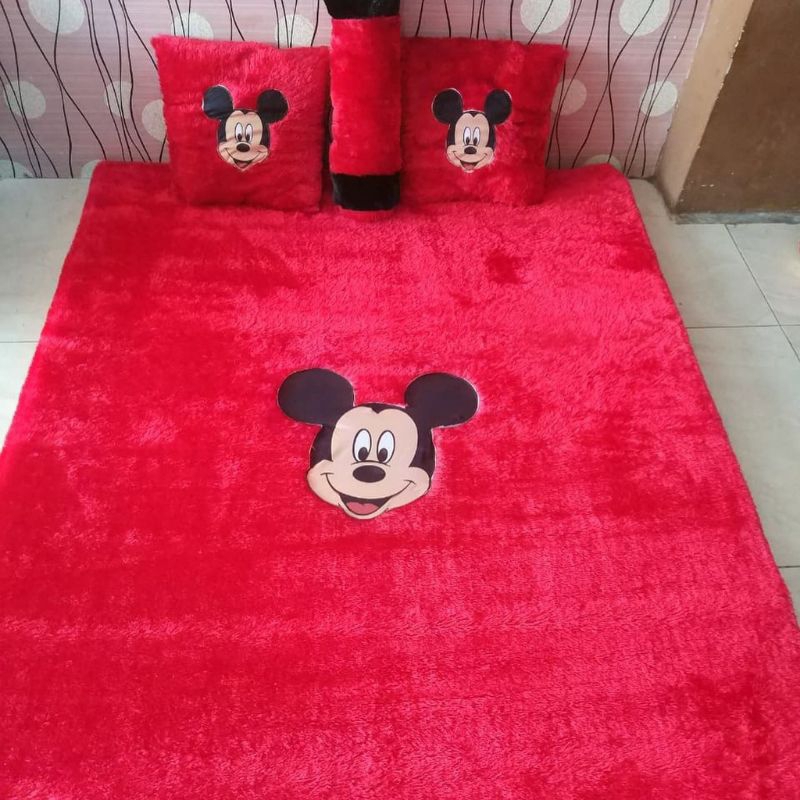 Surpet kasur karpet karakter free 2 bantal