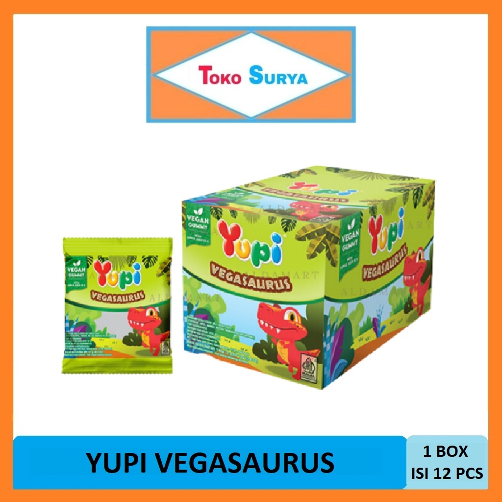 

Yupi Gummy Candies Vegasaurus 12 Pcs x 12 Gr