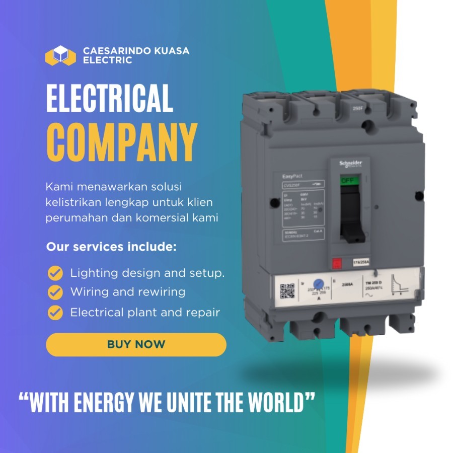 MCCB 100A 3P SCHNEIDER EASYPACT CVS100F 100AMPER 3PAS 100AMPERE 3PHASE