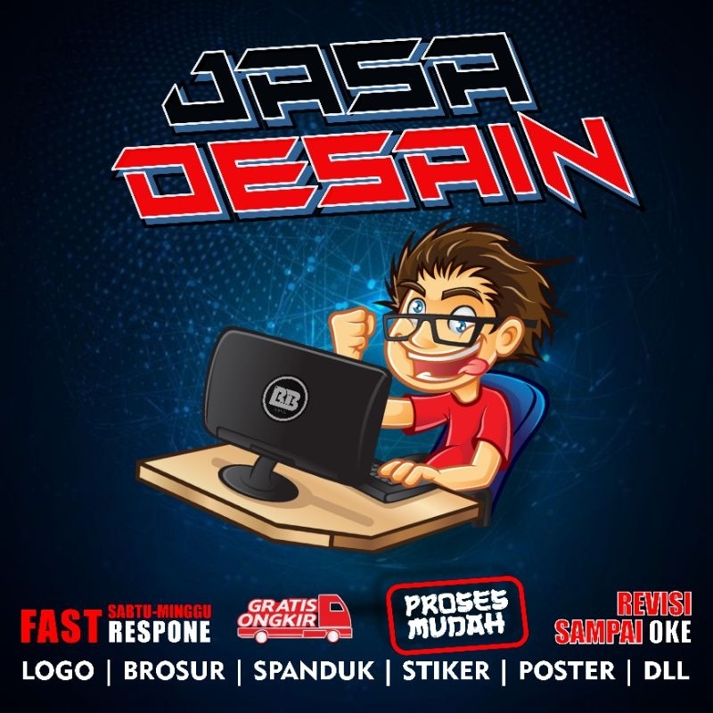 JASA DESAIN LOGO, BANNER, DESAIN STIKER DLL
