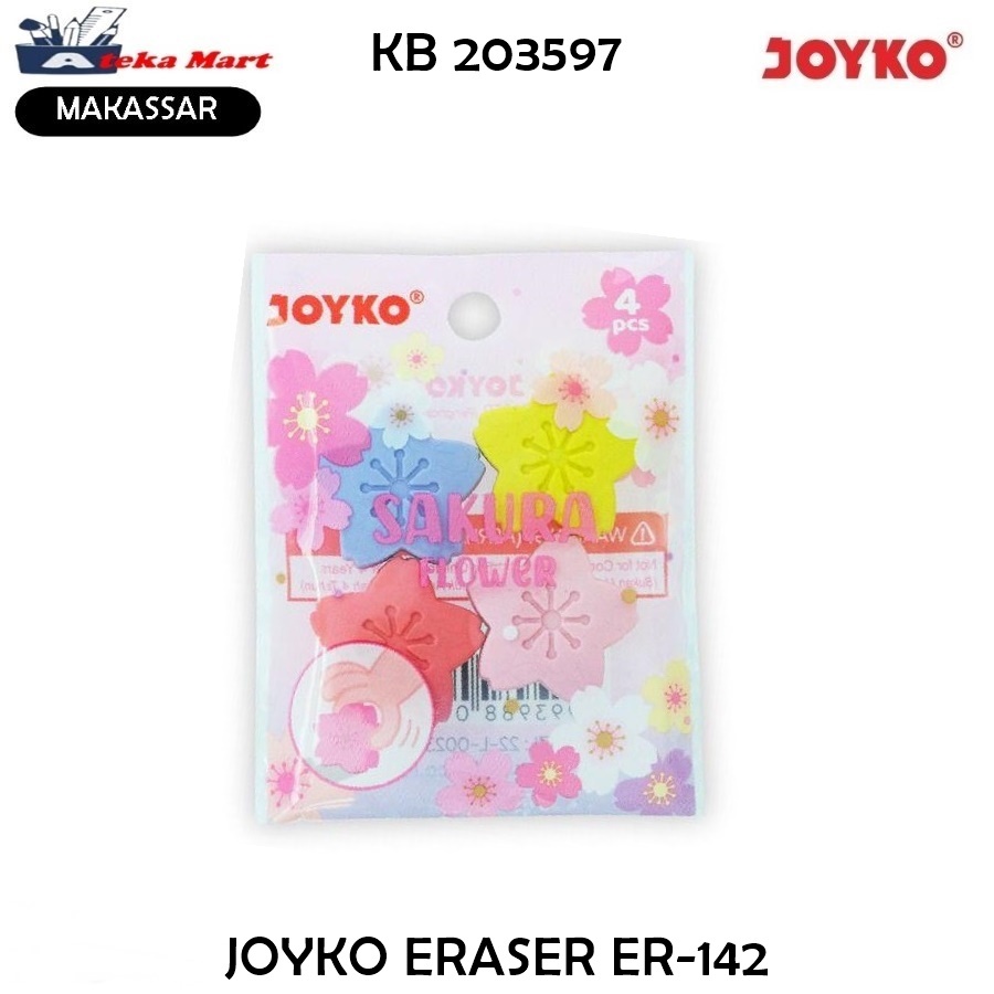 

[BKS] JOYKO ERASER ER-142 PENGHAPUS BUNGA SAKURA