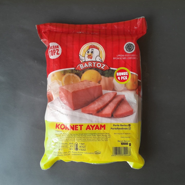 

Bartoz Kornet Ayam 1kg