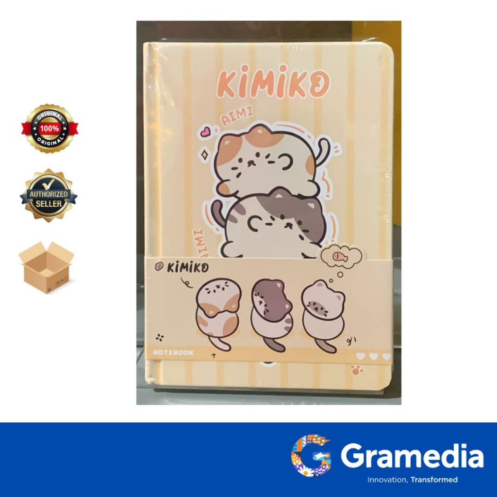 

Gramedia Surabaya - KAKO KIMIKO CAT HC NOTEBOOK A5 YELLOW
