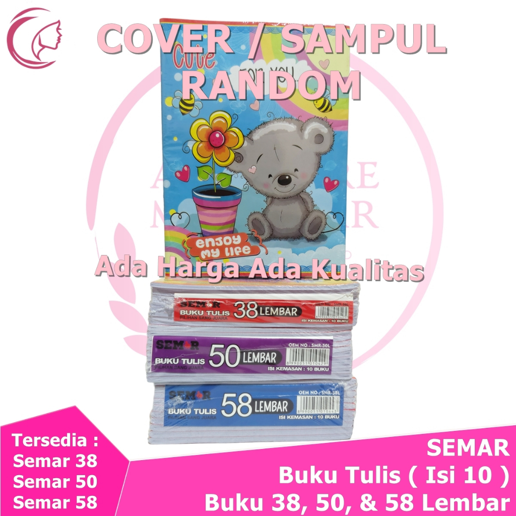 

SEMAR Buku Tulis Ekonomis 38 50 58 Lembar isi 10 pcs Murah SEMAR atau Merk Lainnya ( ADN Store )